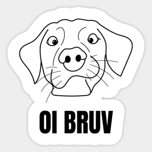 Oi Bruv Sticker